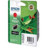 Epson inktcartridge T0547, 400 pagina's, OEM C13T05474010, rood