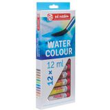 Talens Art Creation aquarelverf tube van 12 ml, set van 12 tubes in geassorteerde kleuren