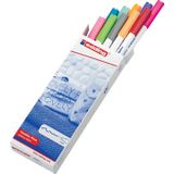 Edding textielstift 4600, doos met 10 stuks in basis kleuren