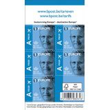 BPost postzegel tarief 1 Europa, Koning Filip, blister van 50 stuks, non-proir