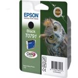 Epson inktcartridge T0791, 470 pagina's, OEM C13T07914010, zwart