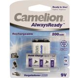 Camelion rechargeable Always Ready NimH 9v/HR22 200mAh blist