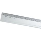 Liniaal Aristo 100cm aluminium met rubber inleg
