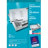 Kopieerfolie Avery 210x297mm 140 micron 100 vel transparant