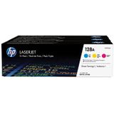 HP toner 128A, 1 300 pagina's, OEM CF371AM, 3 kleuren