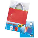 Folia papieren kraft zak, 110-125 g/m², geassorteerde kleuren, pak van 7 stuks