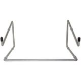 R-Go Office laptopstandaard, zilver