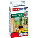 Tesa Insect Stop Klittenband Open / Close hor voor ramen 150x130cm zwart