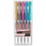 Edding gelroller 2185, etui met 5 stuks