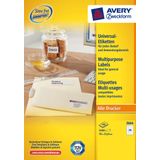 Etiket Avery ILK 70x33,8mm 100 vel 24 etiketten per vel wit