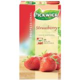 Pickwick thee, aardbei, pak van 25 zakjes