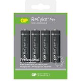 GP Recyko Pro Rechargeable NimH AA/HR06 2050mAh blister 4
