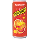 Schweppes Agrum frisdrank, blikje van 33 cl, pak van 24 stuks