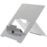 R-Go Riser Flexible laptopstandaard, zilver
