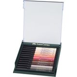 Tekenstift Faber-Castell Pitt Artist Pen Brush set 12 stuks Skin
