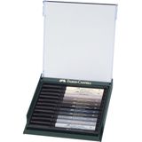Tekenstift Faber-Castell Pitt Artist Pen Brush set 12 stuks grijstinten