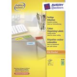 Etiket Avery ILK 70x37mm 100 vel 24 etiketten per vel groen