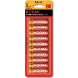 Kodak ZINC super heavy duty AA/R6 blister 10