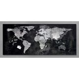 Glasmagneetbord Sigel Artverum 1300x550x12mm wereldkaart