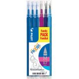 Pilot vulling voor Frixion Ball en Frixion Ball Clicker, etui met 6 stuks in fun kleuren