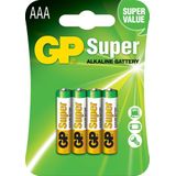 GP Super Alkaline AAA/LR03 blister 4