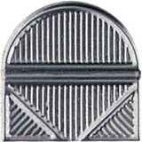 Hoekclips Alco blank gepolijsd doos a 100 stuks