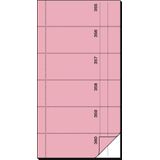 Bonboekje Sigel zelfdoorschrijvend 10,5x20cm 360 nrs roze