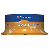 Verbatim DVD recordable DVD-R, spindel van 25 stuks