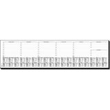 Bureau onderlegger Sigel 500x130mm week planner mini