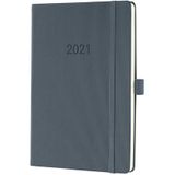 Weekagenda Sigel Conceptum A5 2021 donkergrijs