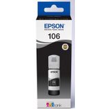 Epson inktfles 106, 70 ml, OEM C13T00Q140, foto zwart