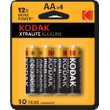Kodak XTRALIFE alkaline AA/LR6 blister 4