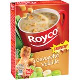 Royco Minute Soup gevogelte met croutons, pak van 20 zakjes