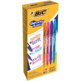 Bic gelroller Gel-ocity illusion, doos met 12 stuks in geassorteerde fun kleuren