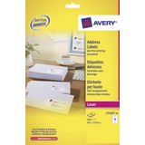 Adresetiket Avery QuickPeel 99,1x33,9 wit 40 vel 16 etiketten per vel