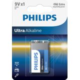 Philips Ultra Alkaline 9V/6LR61 blister 1