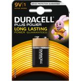 Duracell Plus Power Duralock Alkaline 9v/6LR61 blister 1
