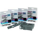 Brother TX tape voor P-Touch 24 mm, zwart op geel