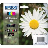 Epson inktcartridge 18, 175 pagina's, OEM C13T18064012, 4 kleuren