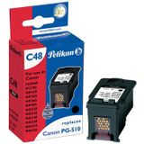 Pelikan inktcartridge zwart, 220 pagina's voor Canon PG-510 - OEM: 2970B001