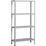 Avasco rek Clicker 85, ft 173 x 90 x 40 cm, 4 legborden, gegalvaniseerd
