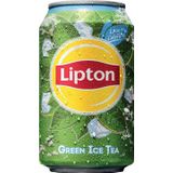 Lipton Ice Tea Green frisdrank, blik van 33cl, pak van 24 stuks