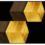 Magneet voor glasbord Sigel 20x20x20mm Super Strong goud