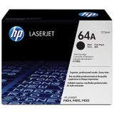HP toner 64A, 10 000 pagina's, OEM CC364A, zwart