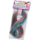 Folia scoubidou draad met glitter, pak met 50 draden
