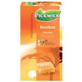 Pickwick thee, rooibos en honing, pak van 25 zakjes