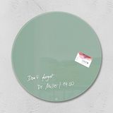 Glasmagneetbord Sigel Artverum 400x400x15mm rond groen