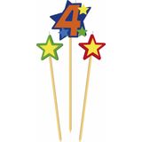 Taartkaars Prikker 4 Jaar