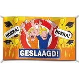 Spandoek vlag XXL Geslaagd