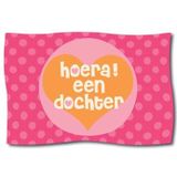 Vlag Hoera een Dochter Nieuw